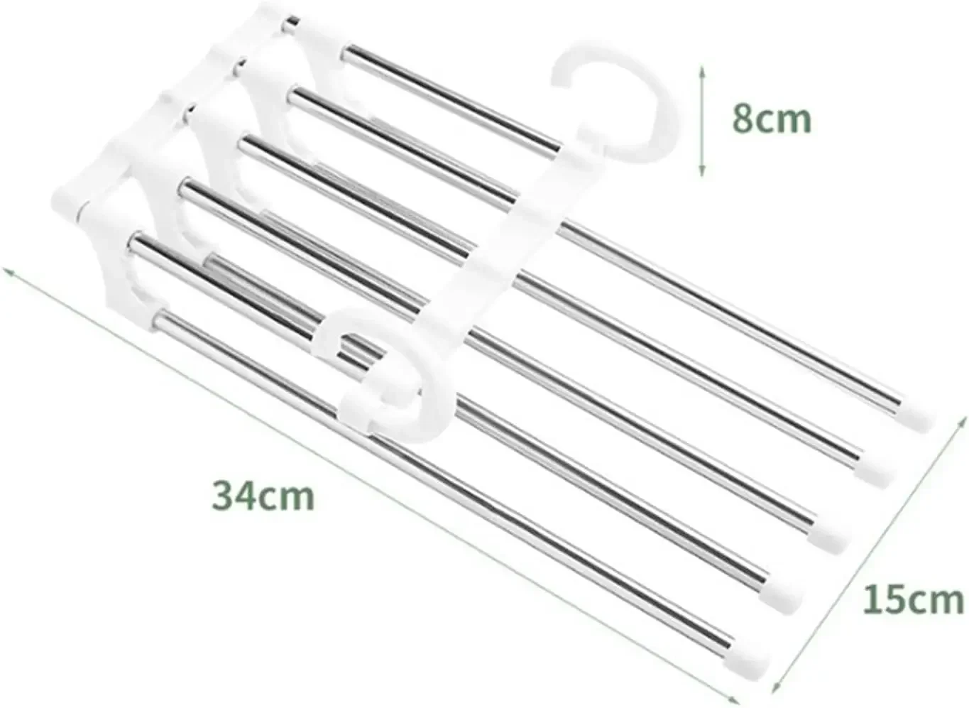 Multi-functional clothes hanger folding pants storage rack clothes organizer closet space saving closet bedroom closet organizer