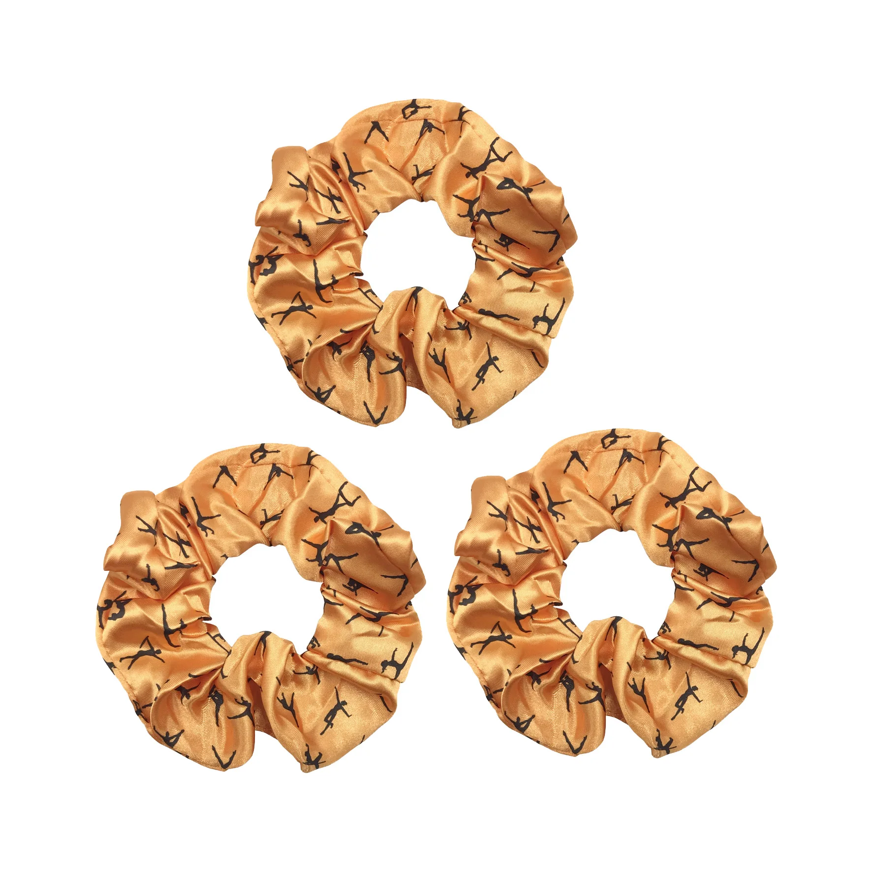 5 Stücke/20 Stücke Gymnastik Tanz Druck Scrunchies Haargummi Hohe Elastizität Elastisches Haarband Pferdeschwanzhalter Frauen Haarschmuck – Detail 19
