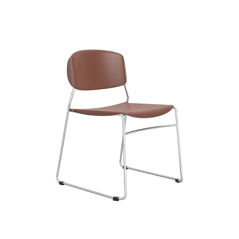 

Executive Leather Office Chair - Modern Design Chrome Frame Black Finish for Meetings and Visitors with Multiple Color Options