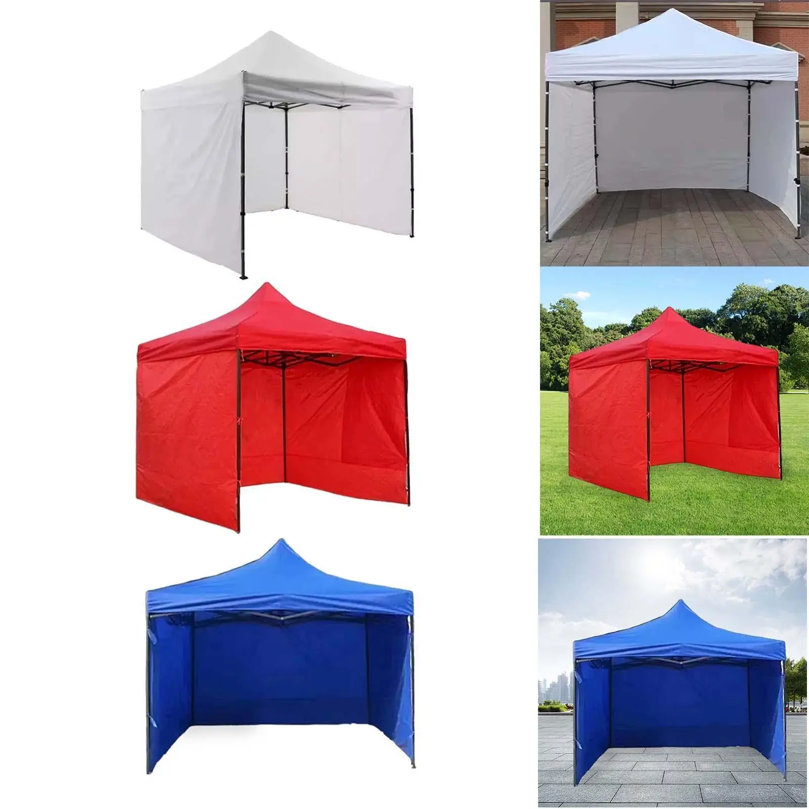 

Tent Top Cover with Removable Side Walls Multipurpose Shelter Gazebo Cover Canopy Cover for Patio Garden Party Outdoor Camping
