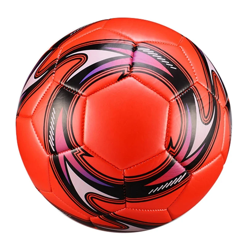 6X Professional Soccer Ball Size 5 Official Soccer Training Football Ball Competition Outdoor Football Red