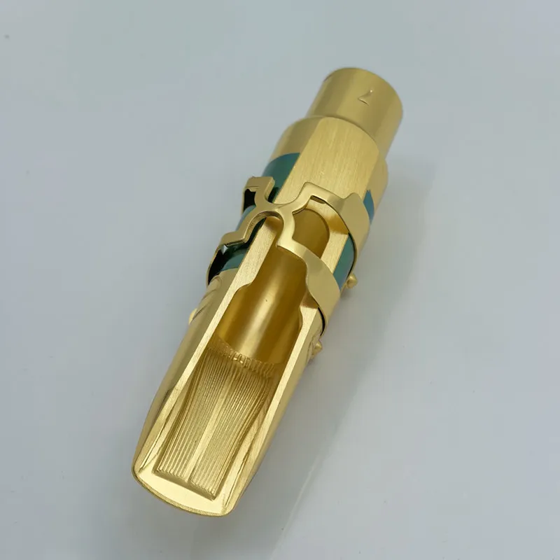 High Quality Professional Tenor Soprano Alto Saxophone Metal Mouthpiece Gold Plating Sax Mouth Pieces Accessories Size 5 6 7 8