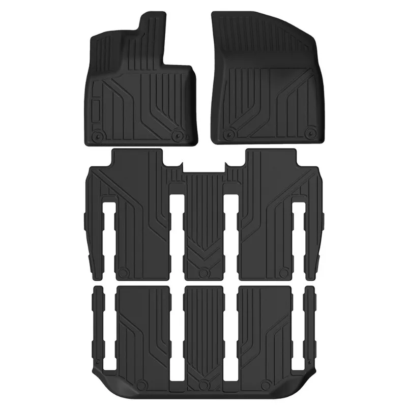 

for XPeng X9 2024-2025 Custom Car Floor Mats Automotive TPE Eco-Friendly Floor Mat Trunk Backrest Pad