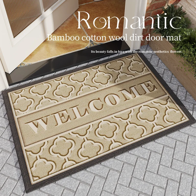 

Entrance Door Mat, Thick Door Mat, Entrance Decoration, Entrance Mat At The Main Entrance, Anti Slip Foot Mat, Bath Rug