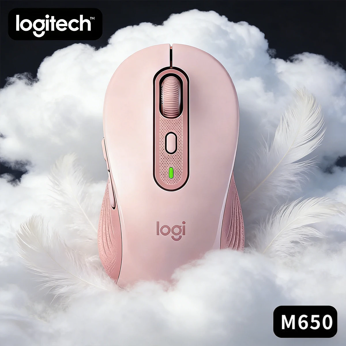 

LogitechM650/M650L Wireless Bluetooth Quiet Mouse Premium Optical Sensor Technology Customizable Buttons Ideal for Office Laptop