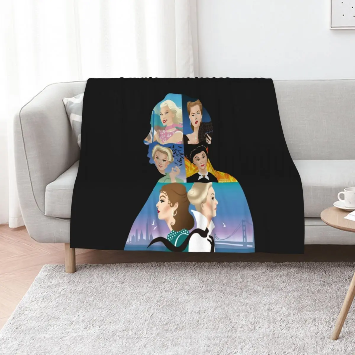 Master Throw Blanket Sleeping Bag Decorative Sofa Vintage Beach decorative manga Blankets