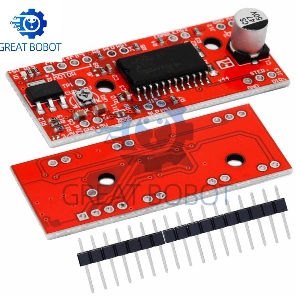 1 ~ 10 قطعة BS A3967 EasyDriver V44: A3967-Based Stepper Driver – يعمل على Arduino والطابعات ثلاثية الأبعاد #3