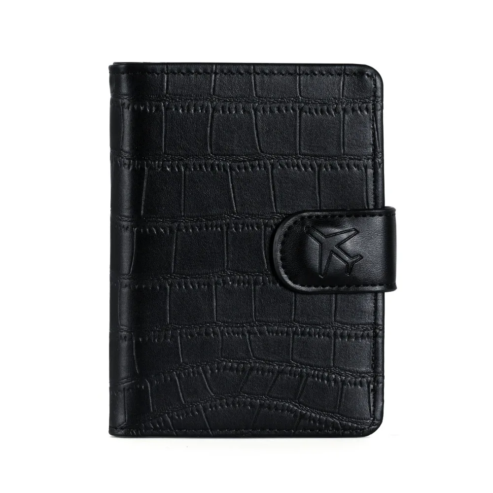 

RFID Anti-theft PU Passport Bag Multifunctional Card Holder Travel Wallet Purse Airplane Check-in Passband Holder