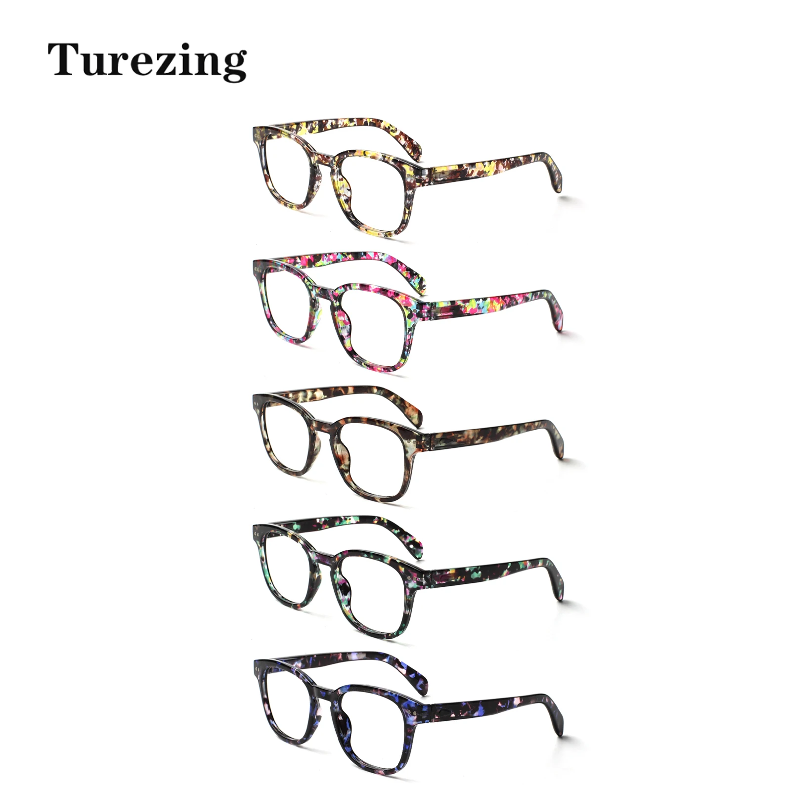 

Turezing Reading Glasses HD Lenses Ultralight Prescription Glasses for Women Men Stylish Decorative Presbyopic Eyewear 0~+6.0