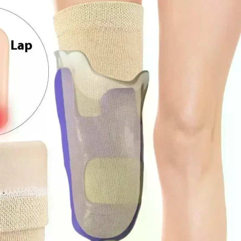 Prosthetic Stump Shrinker Below Knee High Elasticity Thickened Gel Prosthetic Sleeve Prosthetic Gel Sleeve Socks Stump Shrinker