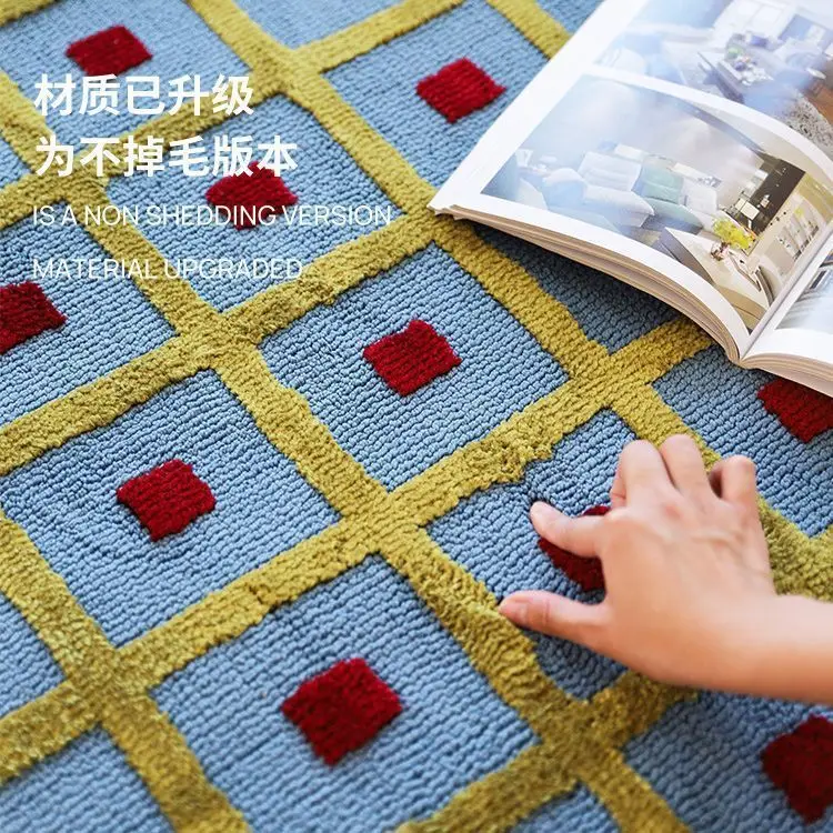 سجادة غرفة المعيشة المصنوعة يدويًا بتصميم كلاسيكي فرنسي مقاومة للأوساخ وسهلة العناية بسجادة غرفة المعيشة المنزلية ذات المناطق الكبيرة