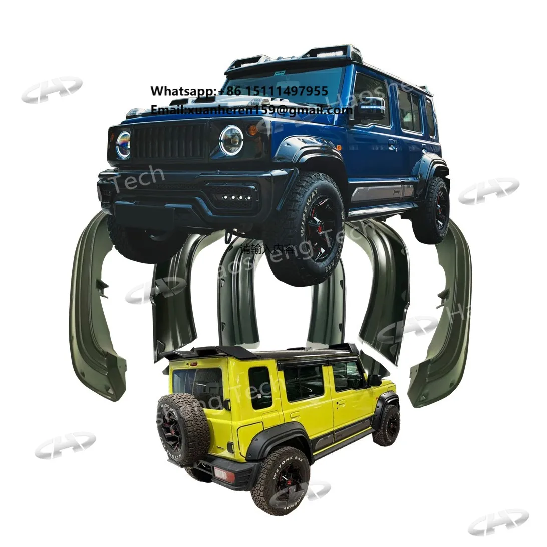 

3 Door 5 Door Fender Flares 2018-2024 Car Eyebrow 4x4 Wheel Arch for Jimny JB74 JB64 XL