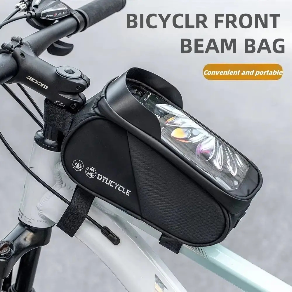 

Waterproof Bicycle Front Frame Bag 7 Inch Durable Bike Top Tube Bag Touch Screen Bicycle Bag MTB Road Bik Cycling Accessories