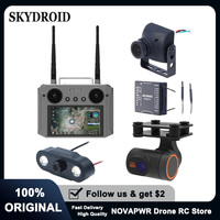 Skydroid H12 12-Channel 2.4GHz Integrated 1080P Video Remote Control With Rreceiver, PIX Data Cable, and Optional Camera