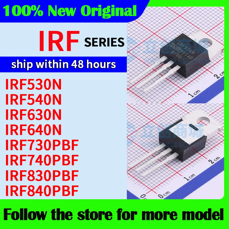 

IRF530N IRF540N IRF630N IRF640N IRF730PBF IRF740PBF IRF830PBF IRF840PBF В наличии 48-часовая доставка