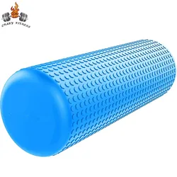 Rodillo de espuma para Yoga de 18 pulgadas/45CM, columna de rodillo muscular EVA de alta densidad, herramienta de automasaje para Pilates, Yoga, Fitness, equipo de gimnasio