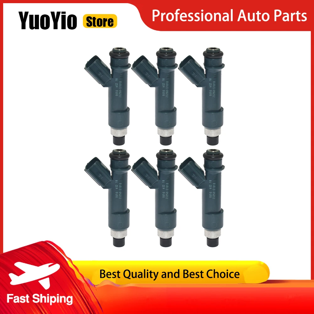 

YuoYio 6 шт. новые Топливные форсунки 23250-0P030 23250-31010 для Toyota 4runner FJ Cruiser Tacoma Tundra 23209 л 39015-