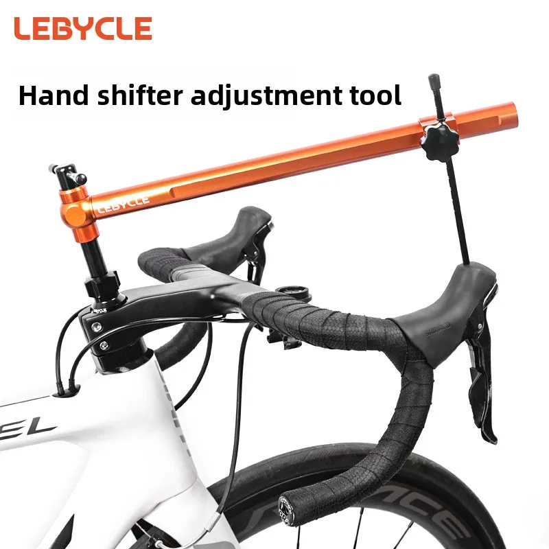 

Road cyclist head mount adjustment level tool handle height angle left and right symmetry adjuster