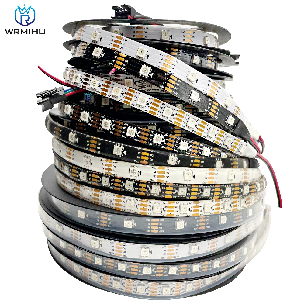 

DHL Free Shipping 5mX20pcs/Lot DC5V WS2813 SMD5050 30/60/Led/m Dual-Signal Individual Addressable Smart Led Pixel Strip Light