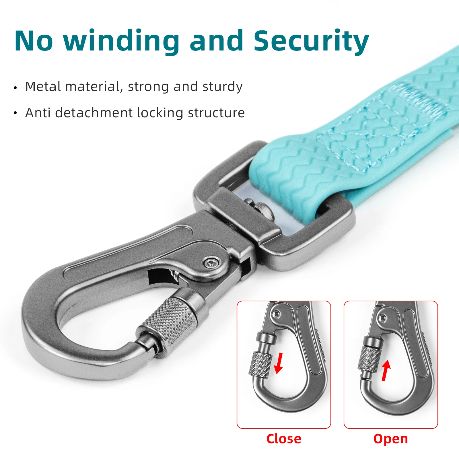 1.8M 3M 5M 10M  PVC Dog Leash large dog Medium Waterproof and easy to clean Wave texture running dog training Leash long strong