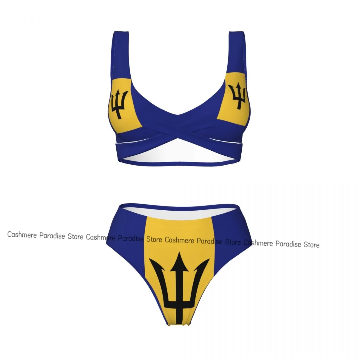 

The Push-Up Bikinis Sets Woman 2026 Flag Of Barbados In The Caribbean Sexy Swimsuit Women