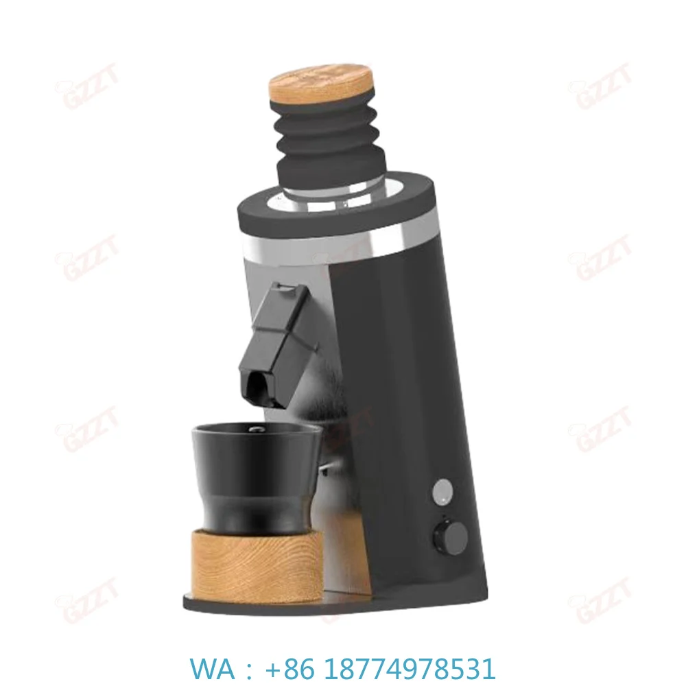 1. 64mm Flat Burr Espresso Coffee Grinder Speed Regulation Frequency Conversion Design for Cafe Commercial Beverage Preparation