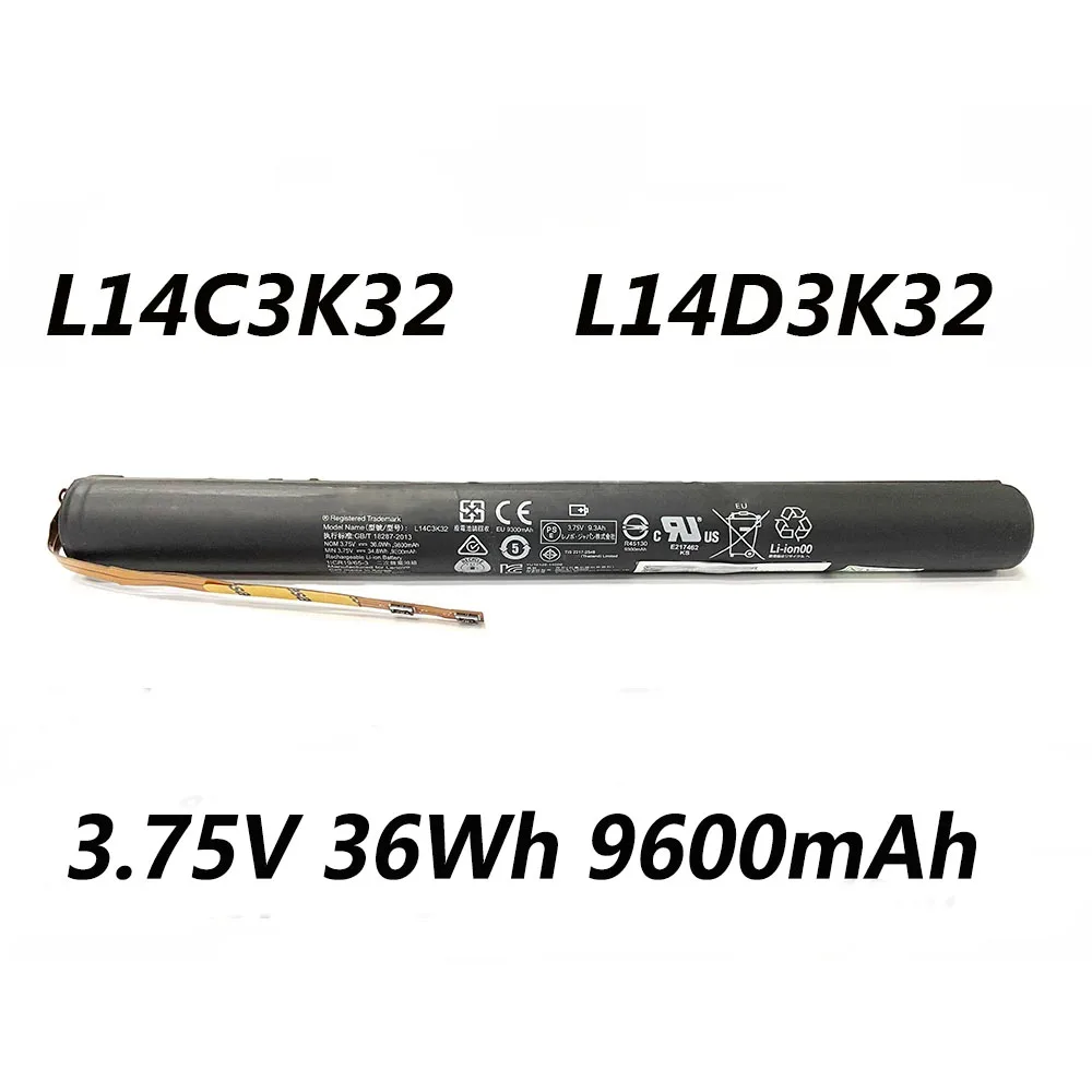 L14C3K32 L14D3K32 3.75V 36Wh 9600mAh Laptop Battery For Lenovo Yoga 2 1380F 2 YT2-1051F 2 Pro 1380F 1-TTH Tablet Series