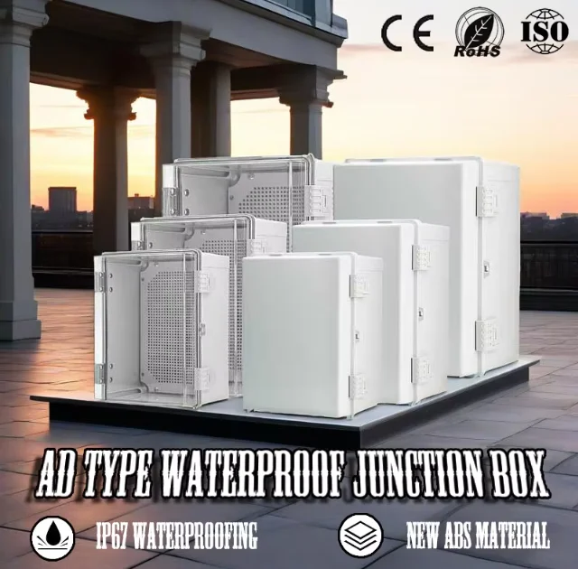 IP66 Outdoor Waterproof Box, ABS Engineering Plastic Base Box, Outdoor ,Monitoring Power Box