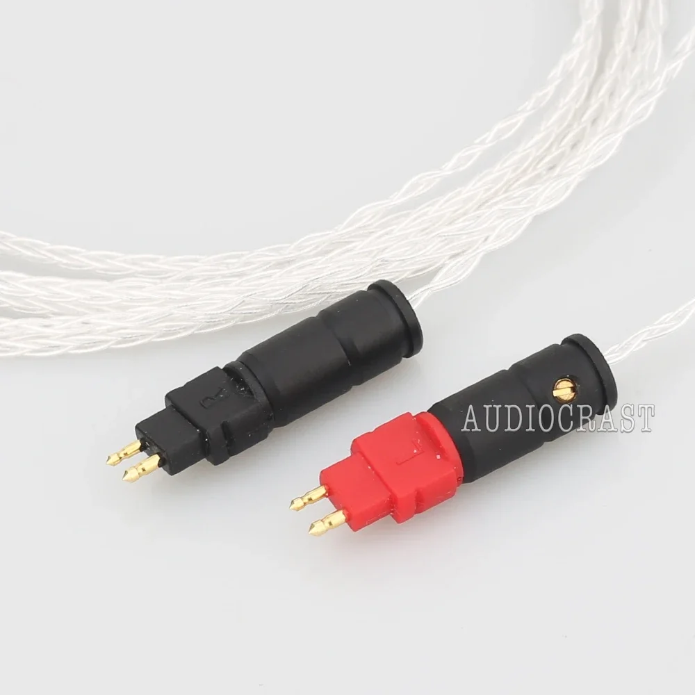 8 แกน OCC ชุบเงินหูฟังอัพเกรดสาย BALANCED XLR สําหรับ HD650 HD600 HD660s HD6XX UP-OCC ทองแดงชุบเงิน