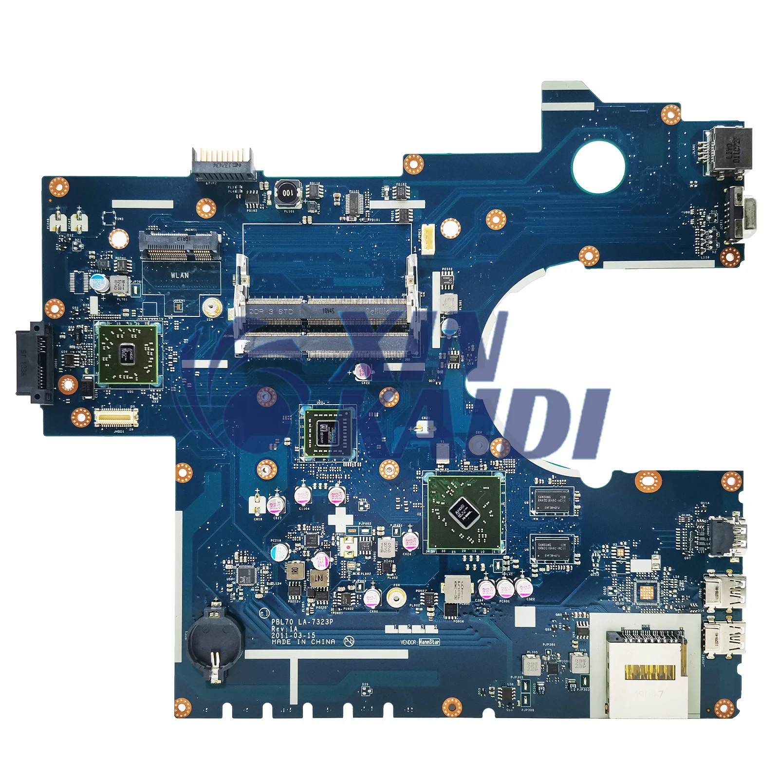 LA-7323P placa base portátil para ASUS K73B K73BR PBL70 placa base E450 E2-1800 CPU DDR3 100% prueba