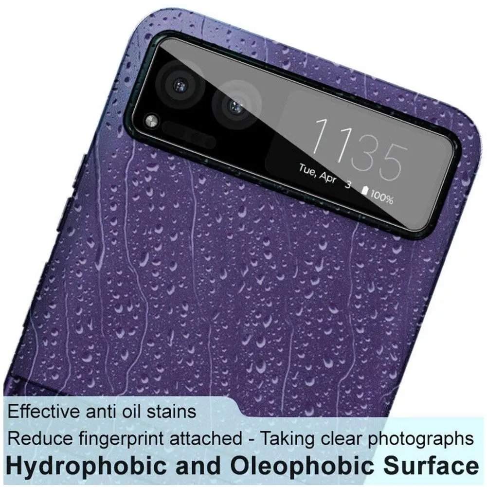 Tempered Glass Back Camera Lens For Motorola Razr 40 Anti-Scratch Full Cover Screen Protective Glass For Motorola Razr 40 F