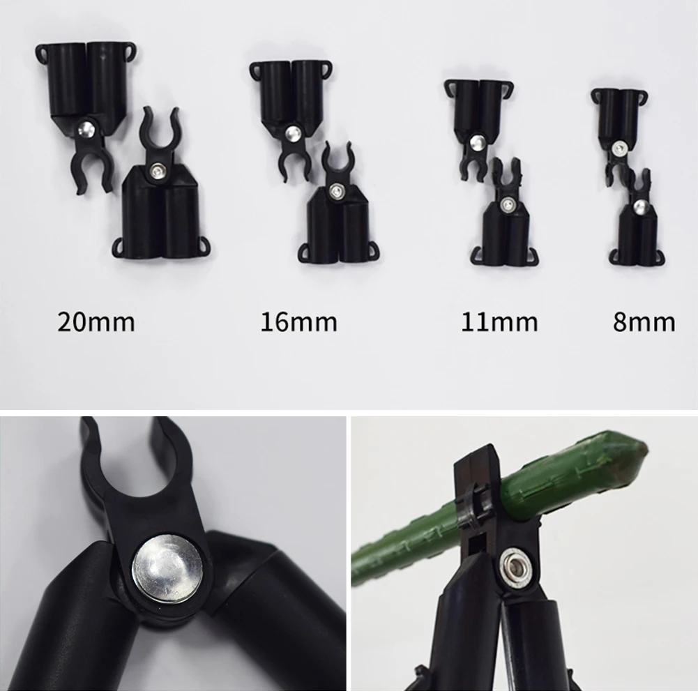 10PCS A Clip Quickly SetUp Climbing Vine Bracket Plant Steel Pipe Bracket Garden Support Plant Support Awning Pillar Accessories