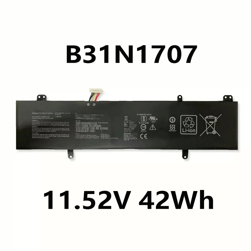 B31N1707 11,52 V 42Wh batería del ordenador portátil para ASUS VivoBook 14 X411UA X411UF X411UN X411QA X411UQ series