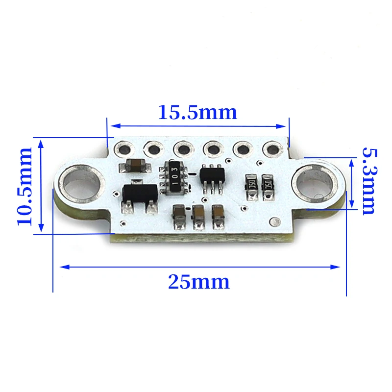 Javino 1/5/10Pcs VI5300 Laser Ranging Sensor Module/Cover Sheet 4-meter Ranging Replacement for VL53L0X VL53L1X