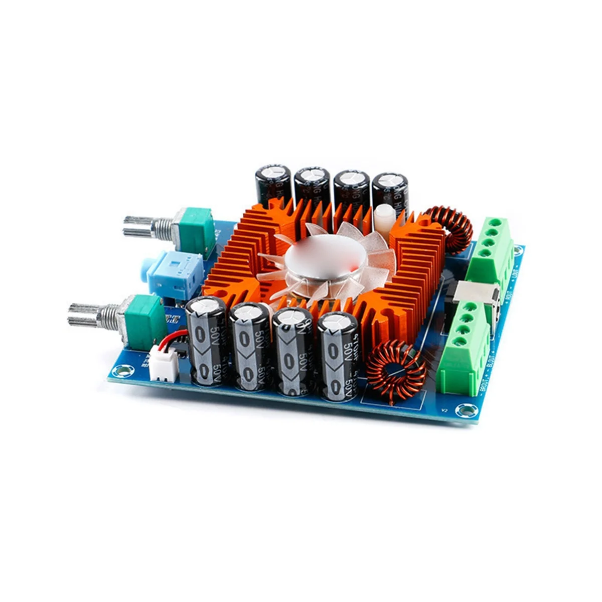 XH-A372 TDA7850 Digital Power Amplifier Board Automotive Grade 4x50W High Power Four-Channel Audio Amplifier