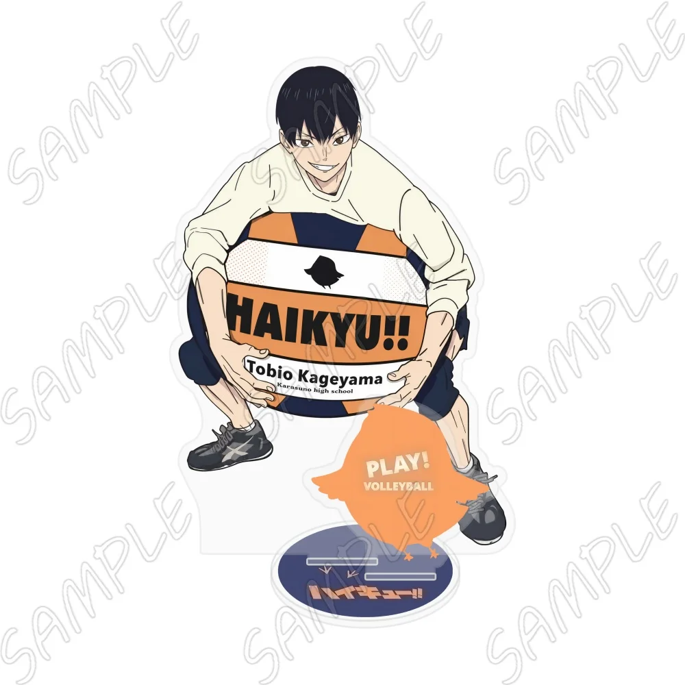 Haikyuu Anime Acrylic Stand Figure Hinata Tobio Kotaro Karasuno Tabletop 15cm Decoration Desk Display Model Plate Keychain view 3