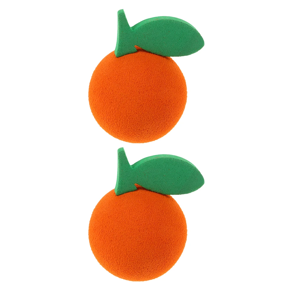 

2Pcs Car Antenna Ball Orange Cute Cat Decorative Antenna Hat Easy Install Universal Vehicle Exterior Accessories for Car Truck