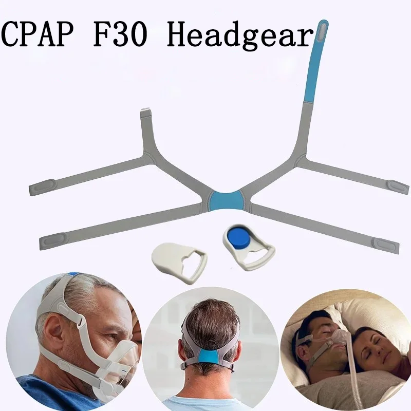 

CPAP Headband Resmed AirFit F30 Full Mask Universal Replacement Headgear Home Use