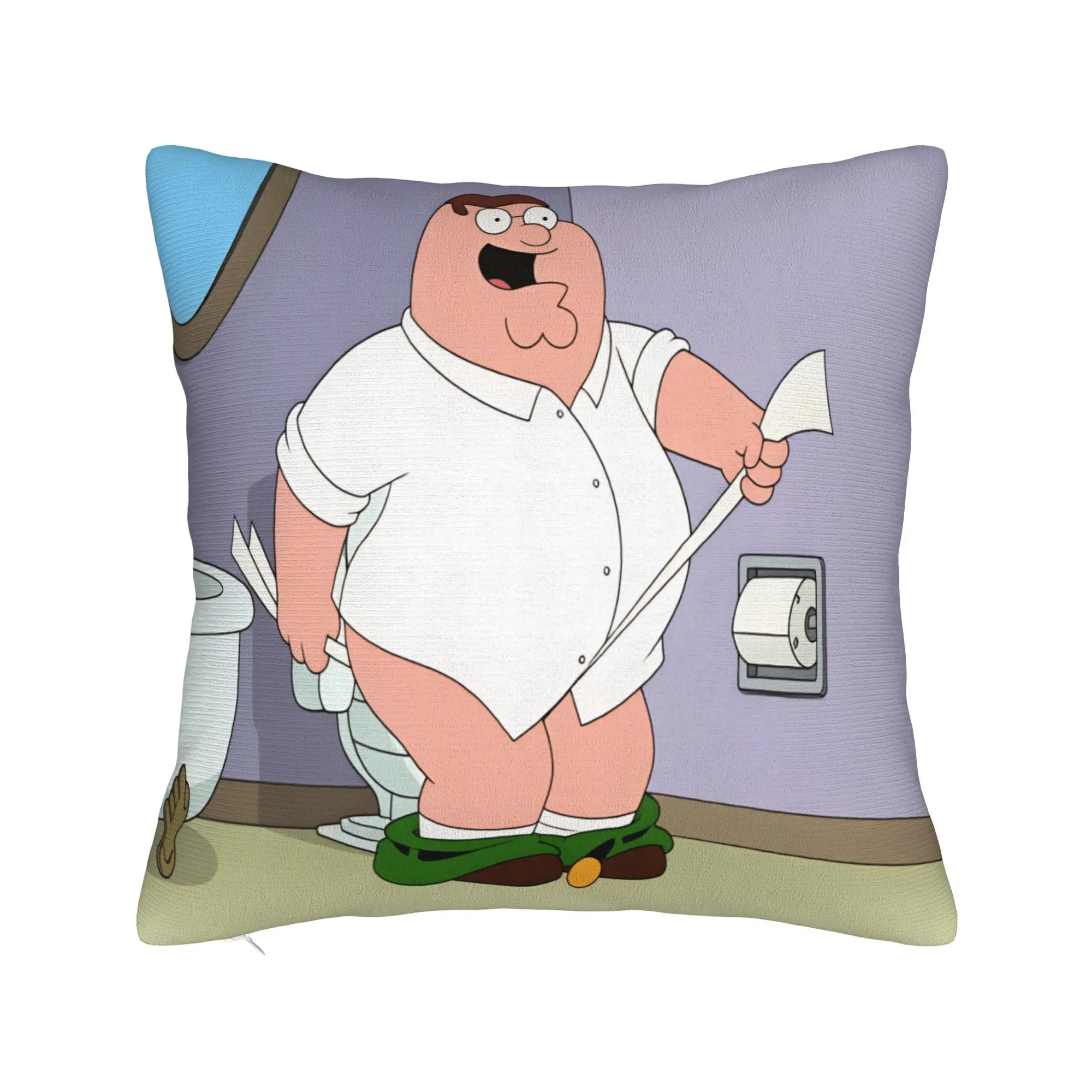 F-Family Funny Guys peter Pillowcases  Vintage Pillow Case For Sofa Home Decoration Soft Pillow Cover