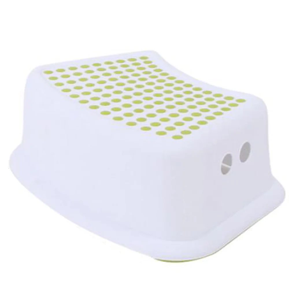 

Plastic Non-Slip Chair Children's Stackable Step Stool Assistant Assistant Kitchen Bathroom Toilet Chair(Green)