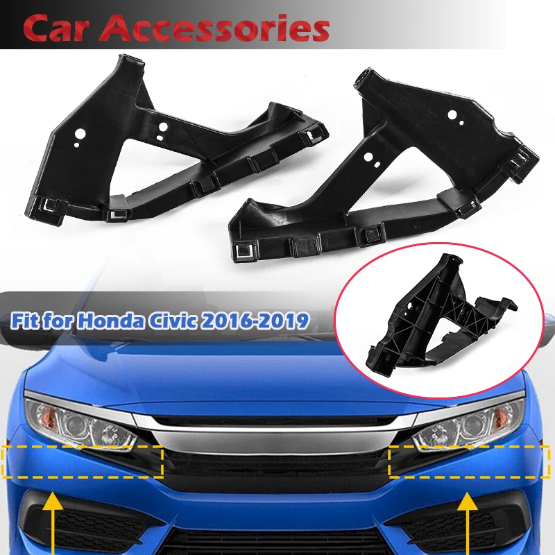 

Auto Front Bumper Headlight Retainer Bracket Right Left 71140-TBA-A00 71190-TBA-A00 Fit For Honda CIVIC Sedan 2016 2017 2018-21