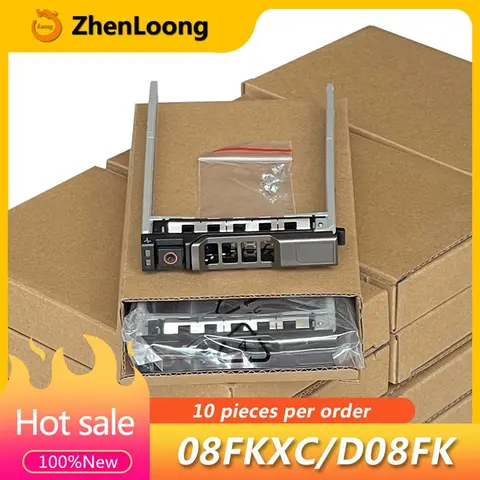 10 Pcs 무료 배송 Dell PowerEdge R730 R630 T640 T630 HDD 브래킷 서랍 G176J 용 새 8FKXC 2.5 ''SAS SATA 서버 트레이 캐디