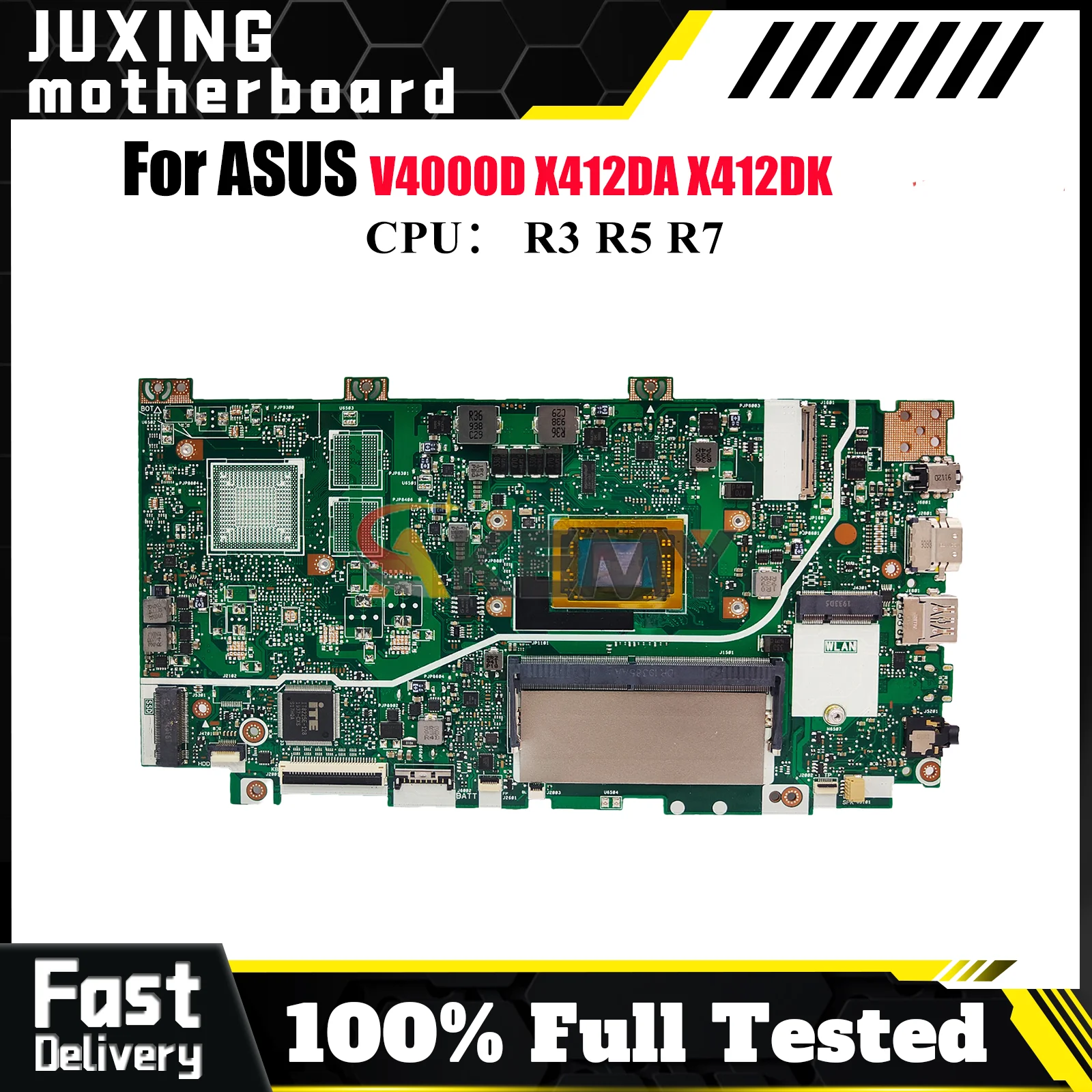 

X412DK Материнская плата для ноутбука ASUS VivoBook X412DK X412D V4000d X412DA Материнская плата для ноутбука с процессором R3 R5 R7 100% tests OK stk