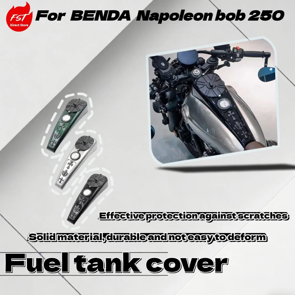 

For Benda Napoleon Bob 250 ABS Fuel Tank Cover Dash Trim Fairing Waterproof Anti-Scratch Original Mold Mod Accessories