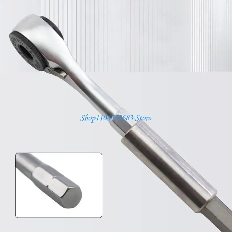 

Y6GD 6.35mm 72 Teeth Mini Ratchet Wrench Quick Release Drive Head 1/4inch Drive