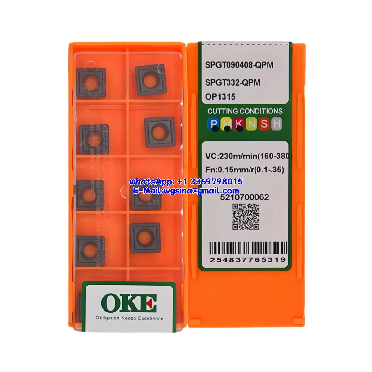 

HOOGUU Milling Insert SPGT060204 090408 SPMG060204 07T308 TBMT060104 QPM TDG JDP HG630 HG630G HG610 100% Original