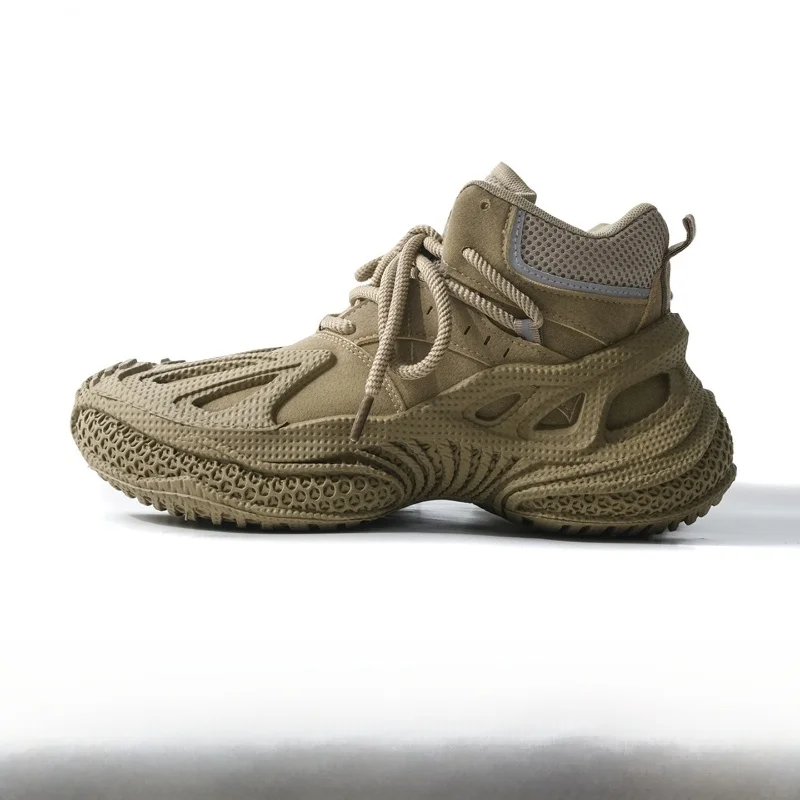 

Comfortable Tactical High-Top Men's Outdoor Sports Casual Shoes Breathable Versatile Autumn Season Garage Man Fashion Brand