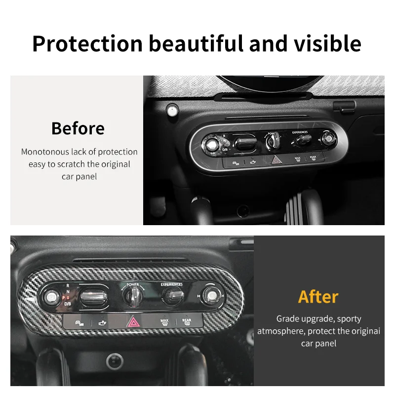 Car Central Control Knob Panel Shell For BMW MINI Cooper E/SE J01 J05 U25 F65 F66 F67 Countryman Car Interior Decoration Cover