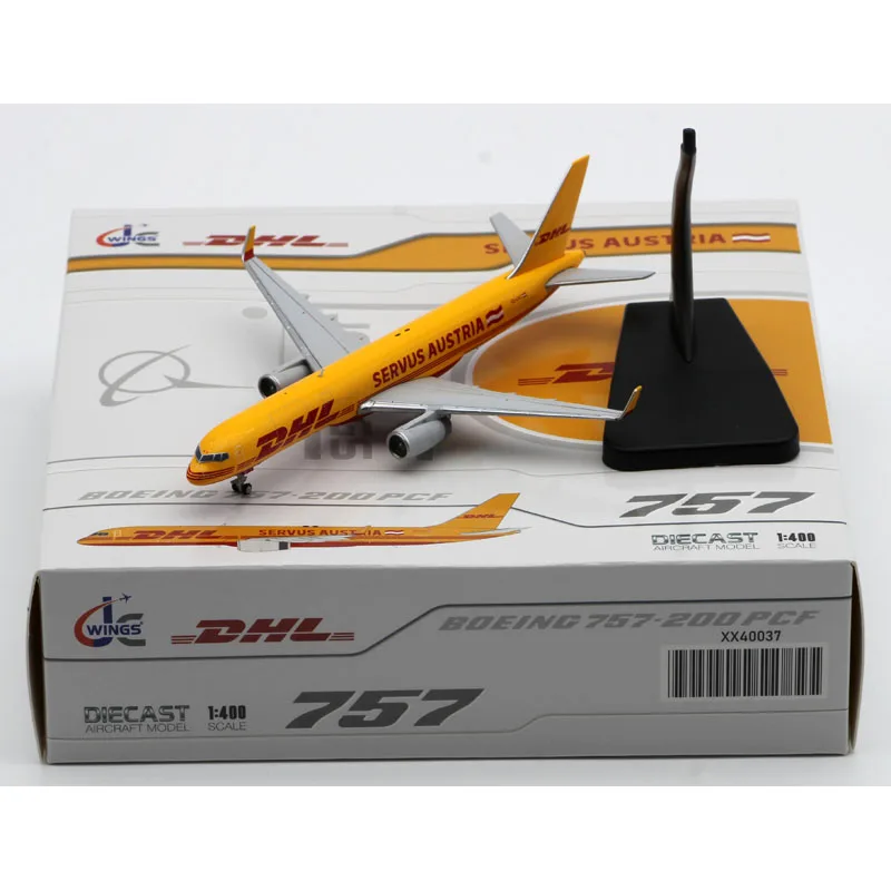 

XX40037 Alloy Collectible Plane Gift JC Wings 1:400 DHL Air Austria Boeing B757-200(PCF) Diecast Aircraft Jet Model OE-LNZ