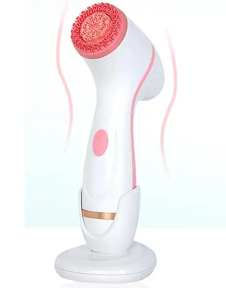 Hochfrequenz Silikon Gesichts Reinigung Pinsel Mitesser Entfernung Akne Poren Reiniger Maschine Peeling Gesicht Waschen Pinsel Gerät